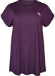 Lang tr&aelig;nings t-shirt, Lilla, Packshot image number 0