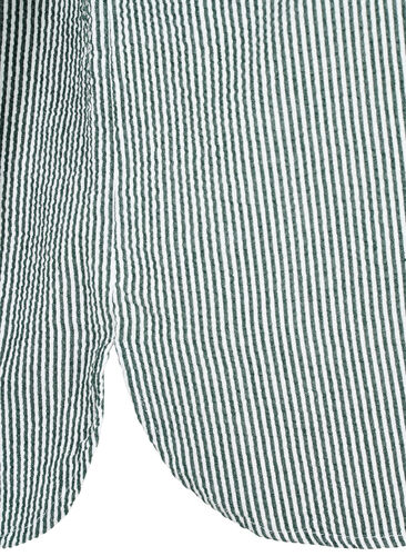 Kortærmet bomuldsskjorte med striber, Scarab Stripe, Packshot image number 3