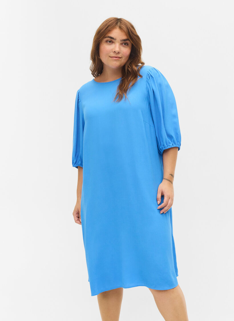 Viskose kjole med rygdetalje, Regatta, Model image number 0