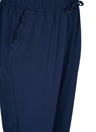 Bukser med lommer og elastikkant, Night Sky, Packshot image number 2
