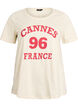 T-shirt med motiv, Vanilla, Packshot image number 0