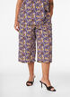 Culottebukser med print, Beige, Model image number 2