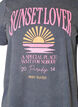 T-shirt i bomuld med frontprint og vasket look, Gr&aring;, Packshot image number 2
