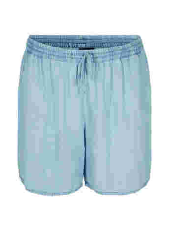 Løse shorts med bindesnøre og lommer