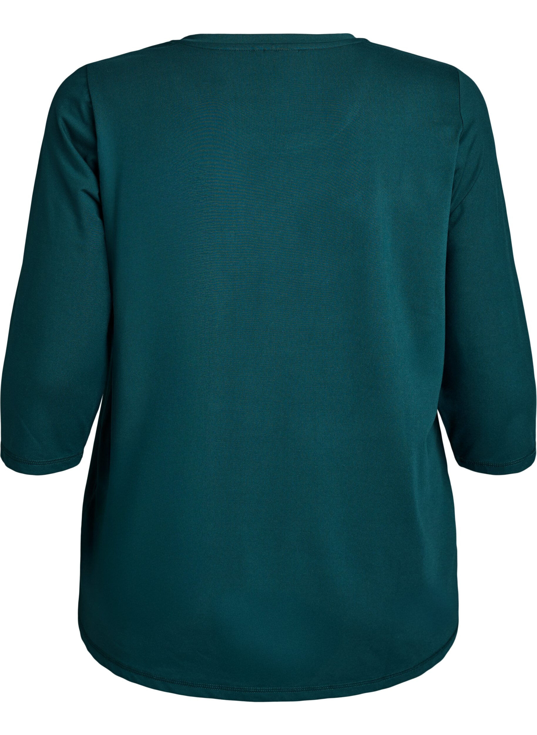 ZizziTr&aelig;ningsbluse med 3/4 &aelig;rmer, Gr&oslash;n, Packshot image number 1