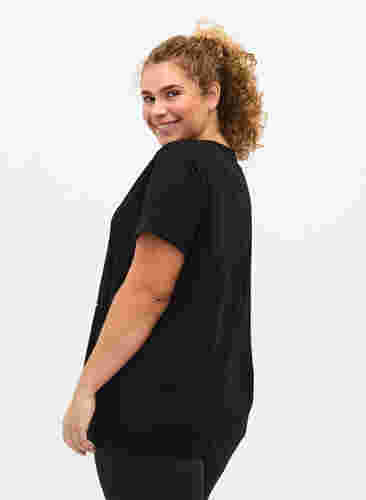 Trænings t-shirt med print, Black Gradiant, Model image number 1