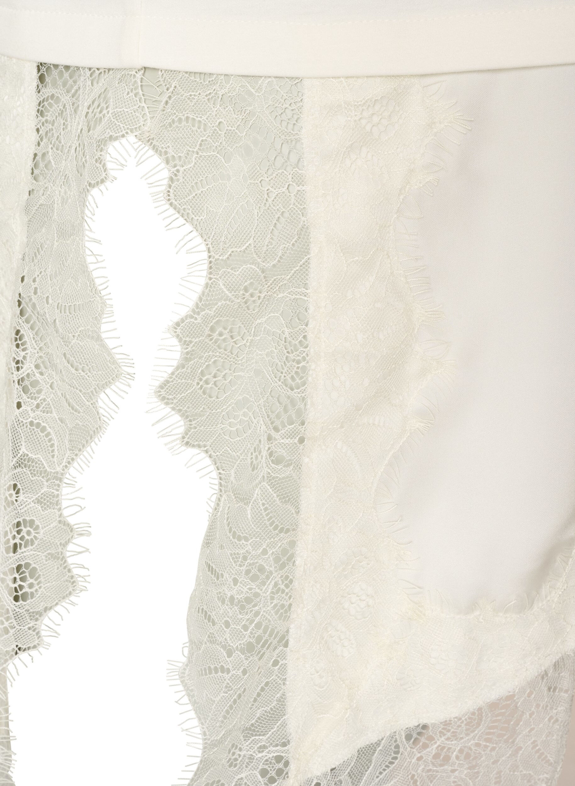 ZizziJerseybluse med lag-p&aring;-lag-look og blonde, Vanilla, Packshot image number 4