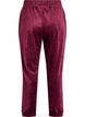 L&oslash;se bukser i velour, R&oslash;d, Packshot image number 1