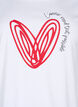 Bomulds t-shirt med motiv, Bright W. w. Heart, Packshot image number 2