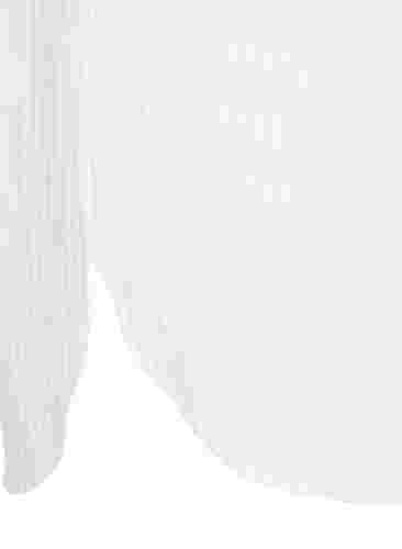 Stribet tunika med v-hals og knapper, Lavender Stripe, Packshot image number 3