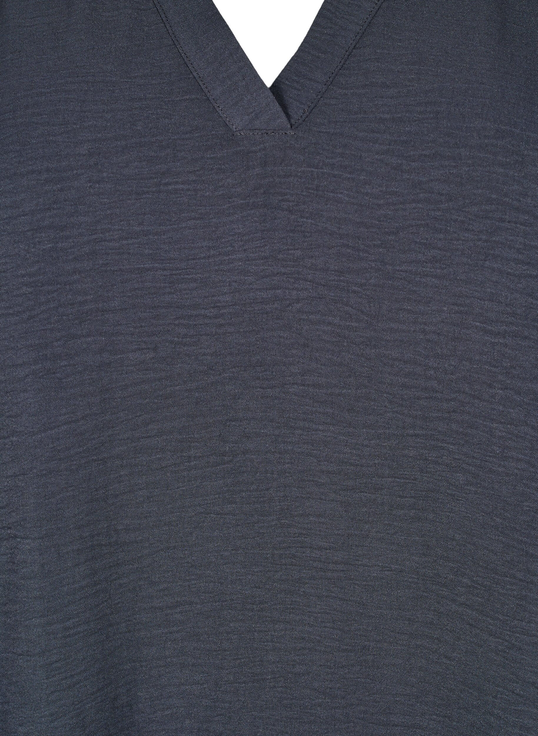 Zizzi FLASH - Bluse med 3/4 &aelig;rmer, Gr&aring;, Packshot image number 2