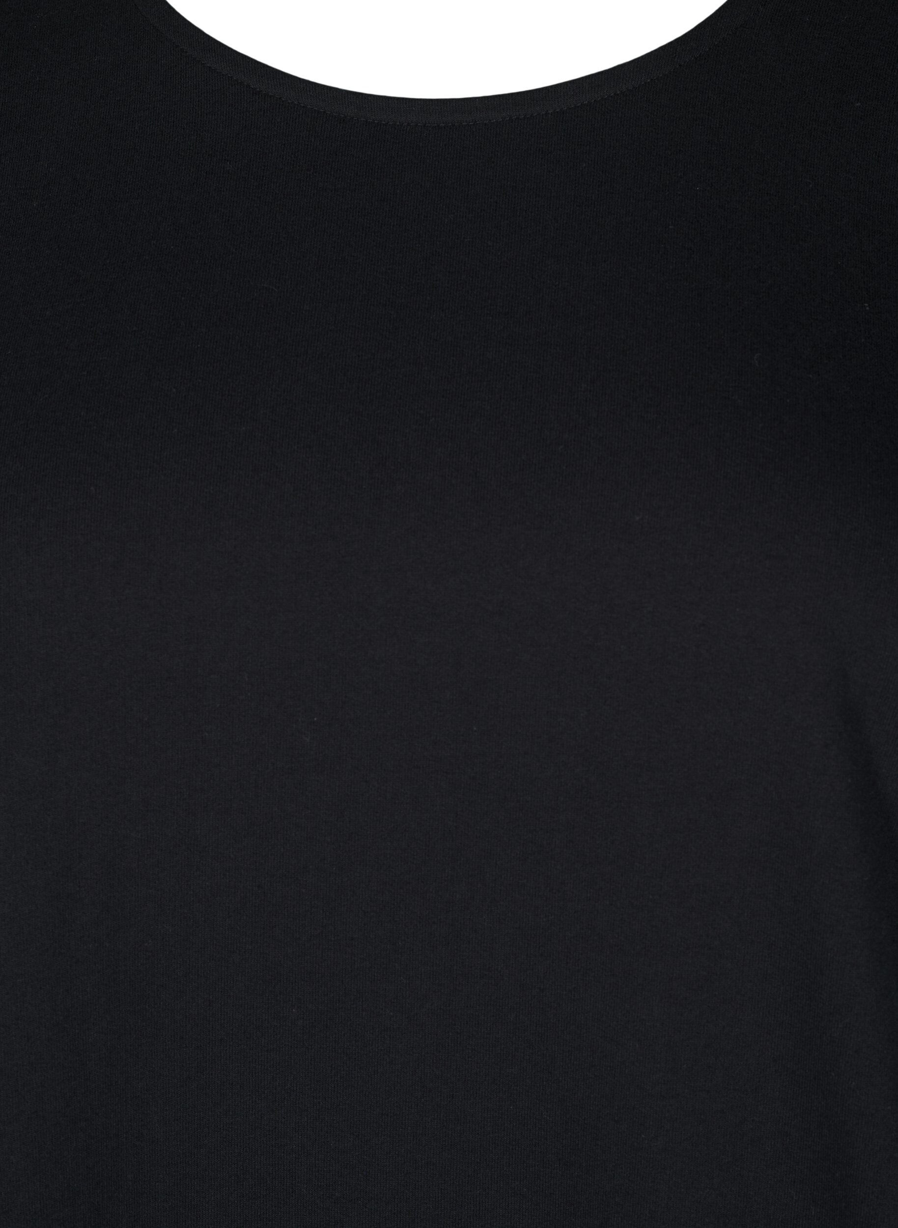 ZizziBallonkjole med lommer, Sort, Packshot image number 2