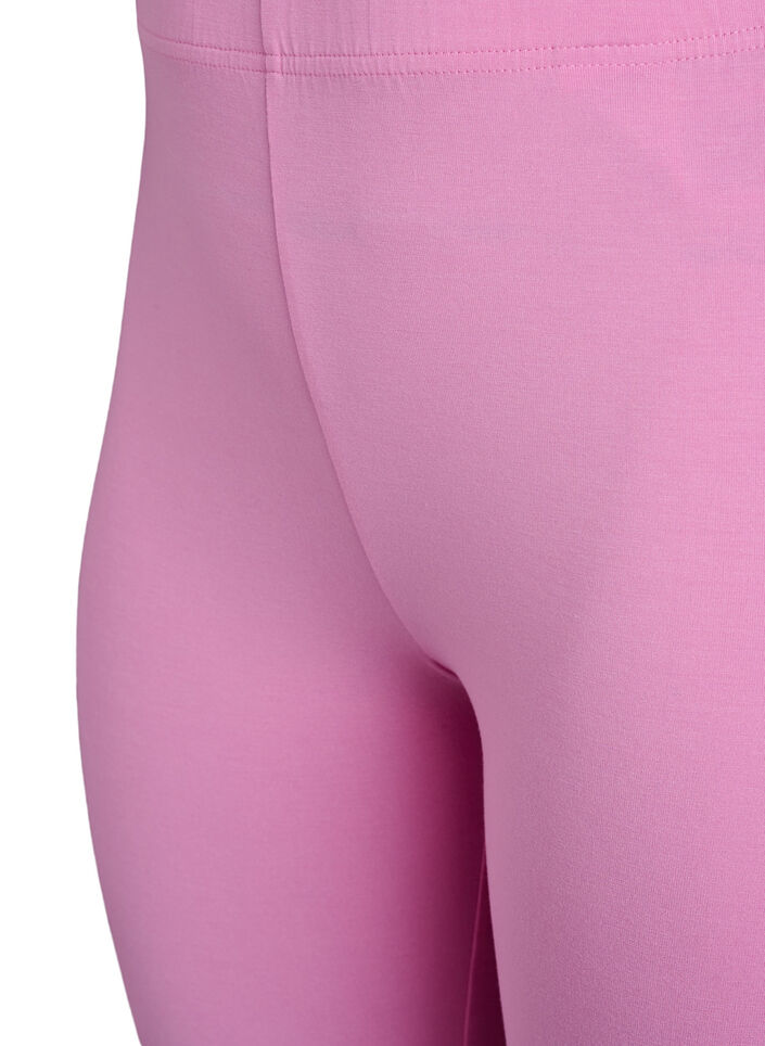 Basis 3/4 leggings i viskose, Lyserød, Packshot image number 2