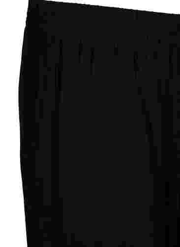 Løstsiddende shorts i viskose, Black, Packshot image number 2