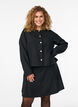 Kort nederdel med A-shape, Sort, Model image number 0