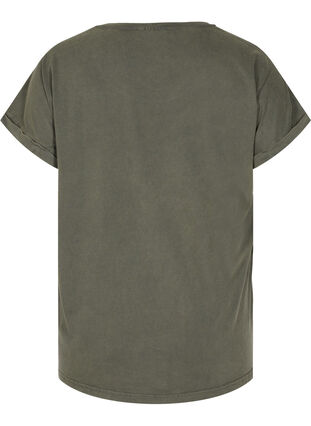 Økologisk bomulds t-shirt med tryk , Ivy acid Lion as s, Packshot image number 1