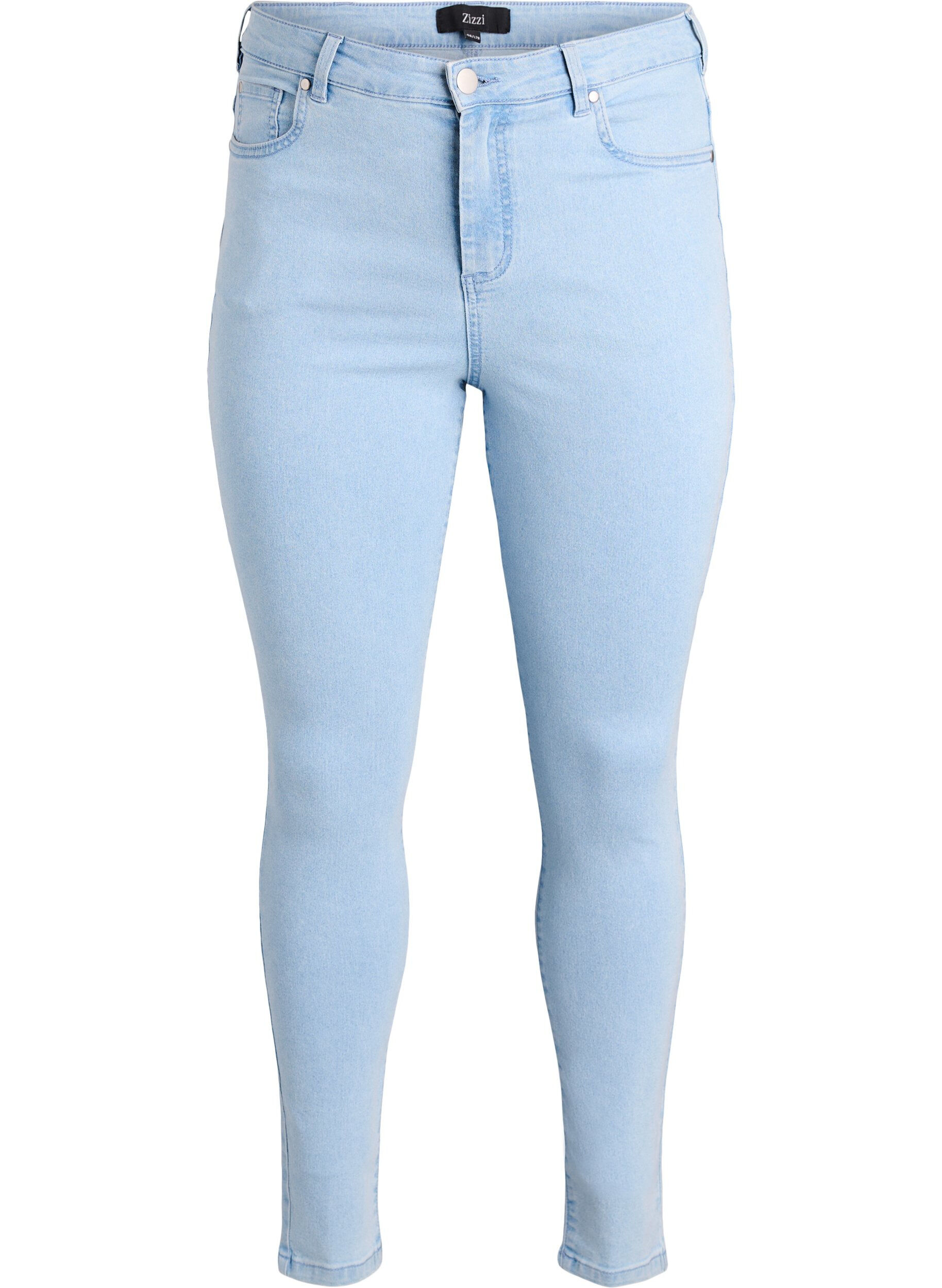 Amy jeans med h&oslash;j talje og super slim fit