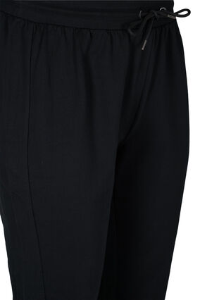Sweatpants med trackdetaljer, Black, Packshot image number 2