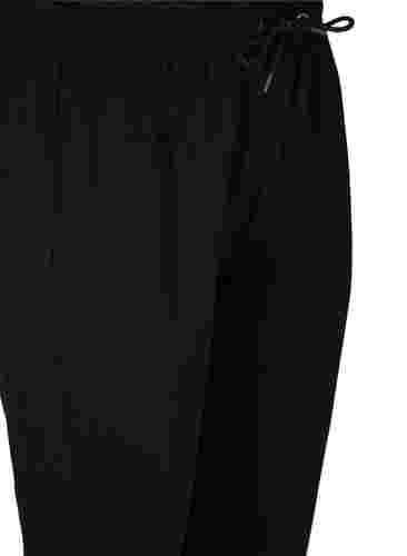 Sweatpants med trackdetaljer, Black, Packshot image number 2