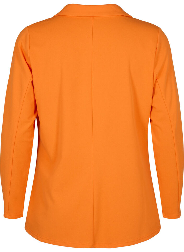 Blazer med lommer, Vibrant Orange, Packshot image number 1