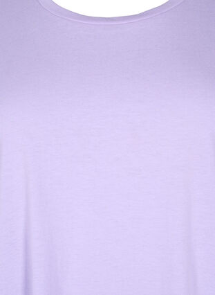 Kortærmet t-shirt i bomuldsblanding, Lavender, Packshot image number 2