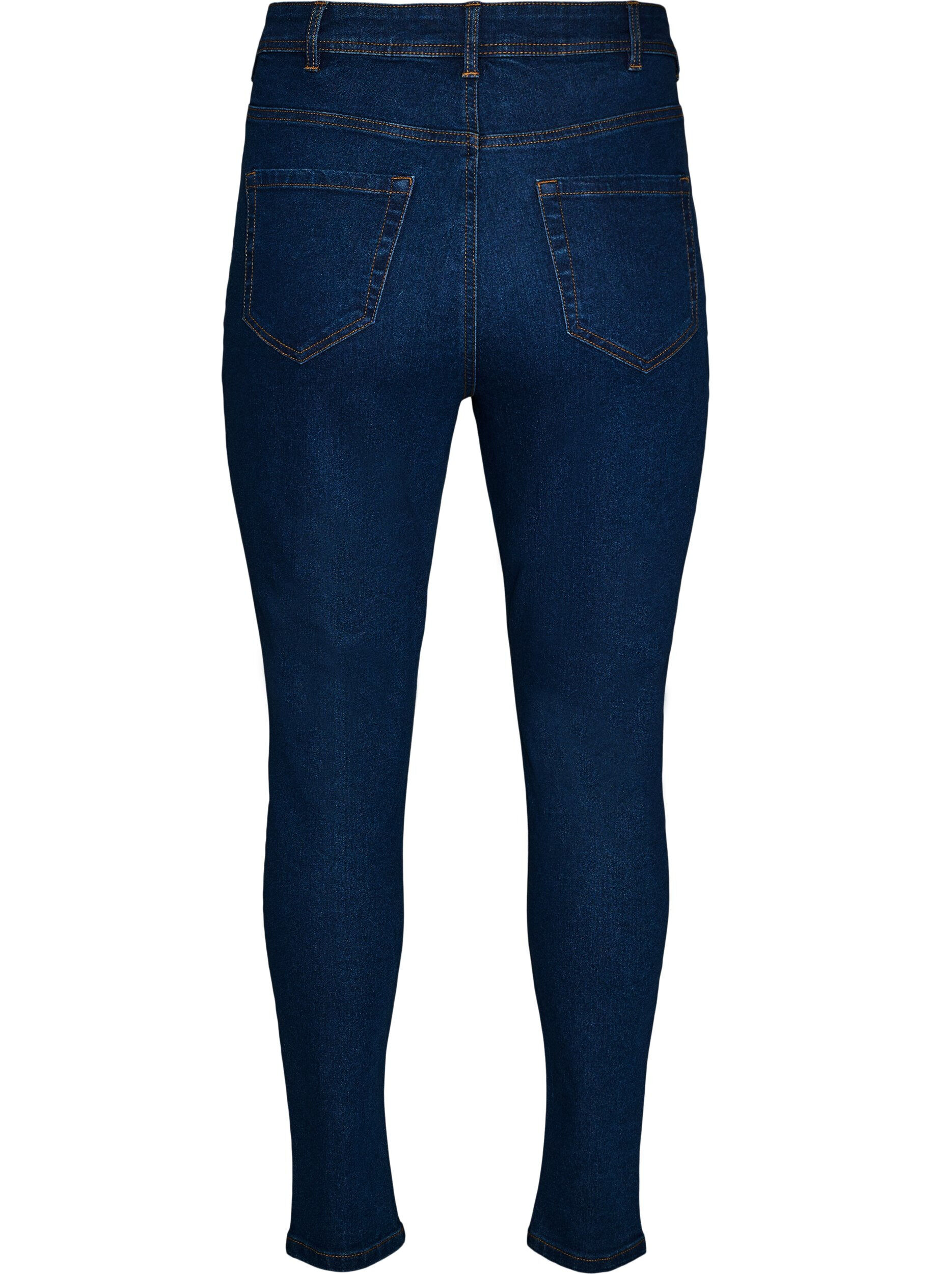 ZizziJeans med super slim fit, Bl&aring;, Packshot image number 1