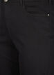 Højtaljede Gemma jeans med regular fit, Sort, Packshot image number 2