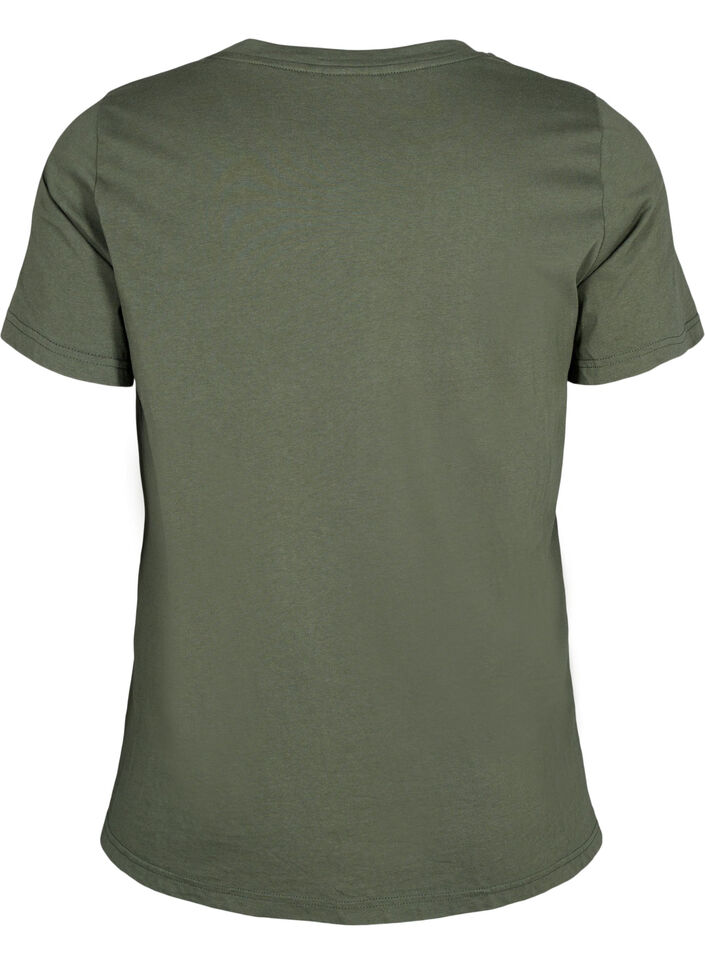 T-shirt med motiv, Thyme w. Kind People, Packshot image number 1