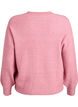 Ribstrikket cardigan med knapper, Lyser&oslash;d, Packshot image number 1
