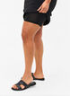 Kort nederdel med indershorts, Sort, Model image number 4