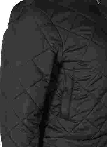 Quiltet 2-i-1 jumpsuit med lommer, Black, Packshot image number 3