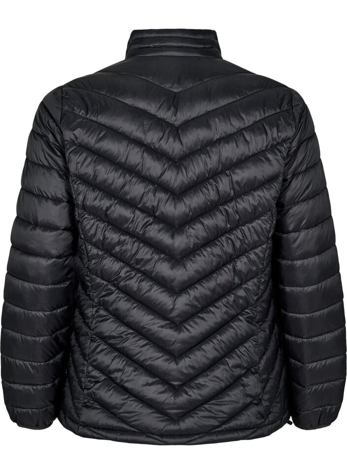 Letv&aelig;gtsjakke med lommer, Sort, Packshot image number 1