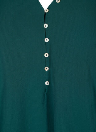 Langærmet bluse med v-udskæring og knapper, Ponderosa Pine, Packshot image number 2