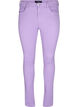 Højtaljede Amy jeans med super slim fit, Chalk Violet, Packshot image number 0