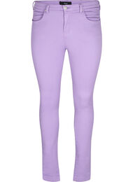 Højtaljede Amy jeans med super slim fit, Chalk Violet