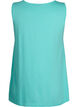 Top med a-shape og rund hals, Turquoise, Packshot image number 1