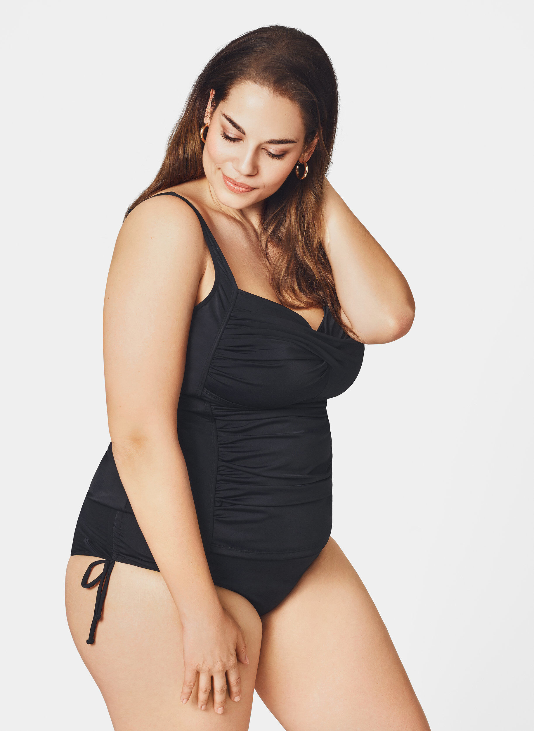 Zizzi Tankini, Black, Model image number 0