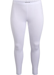 Basis leggings i viskose, Hvid