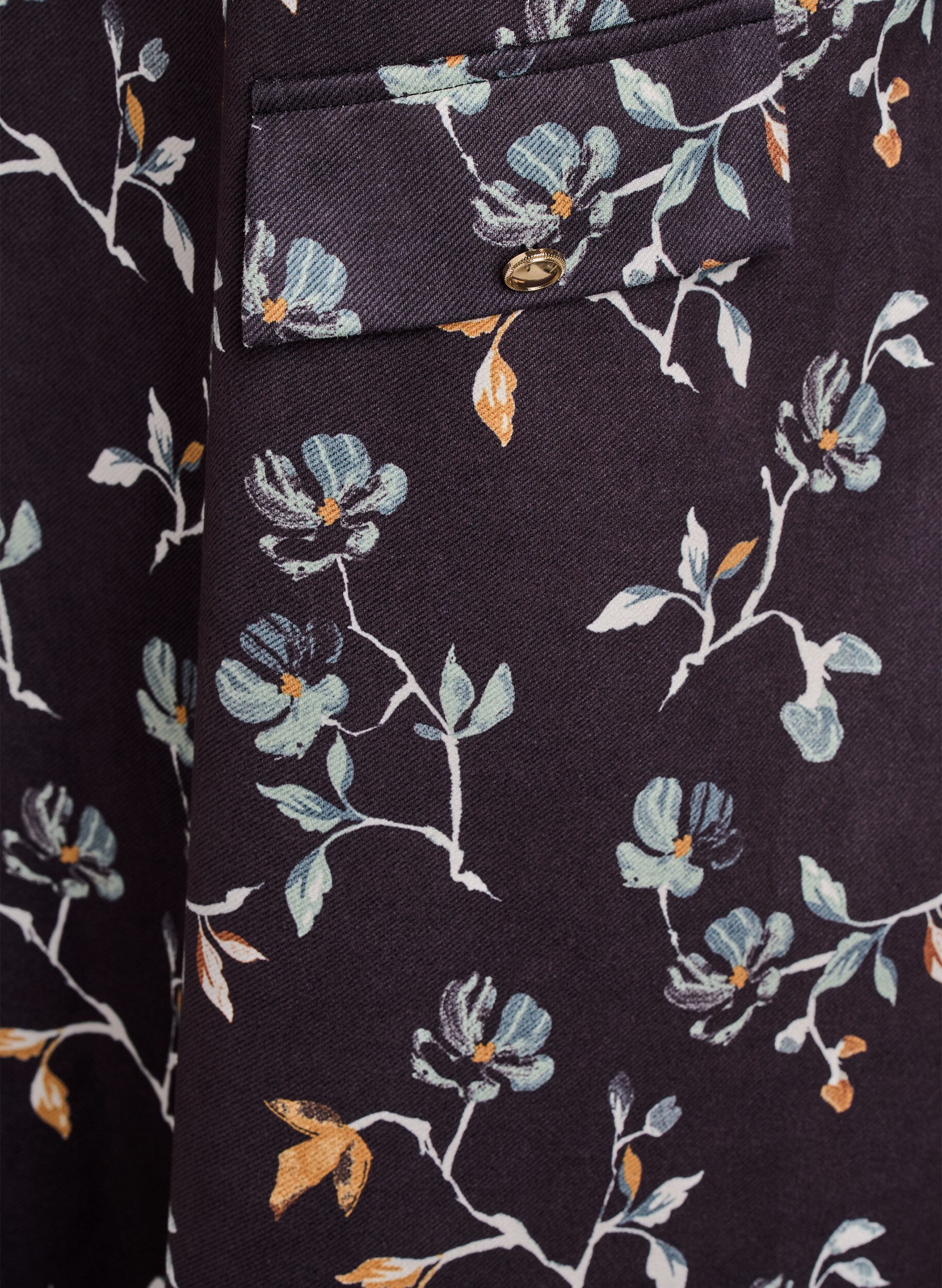 Zizzi FLASH - Kort kjole med A-snit og 7/8 &aelig;rmer, Sort, Packshot image number 3