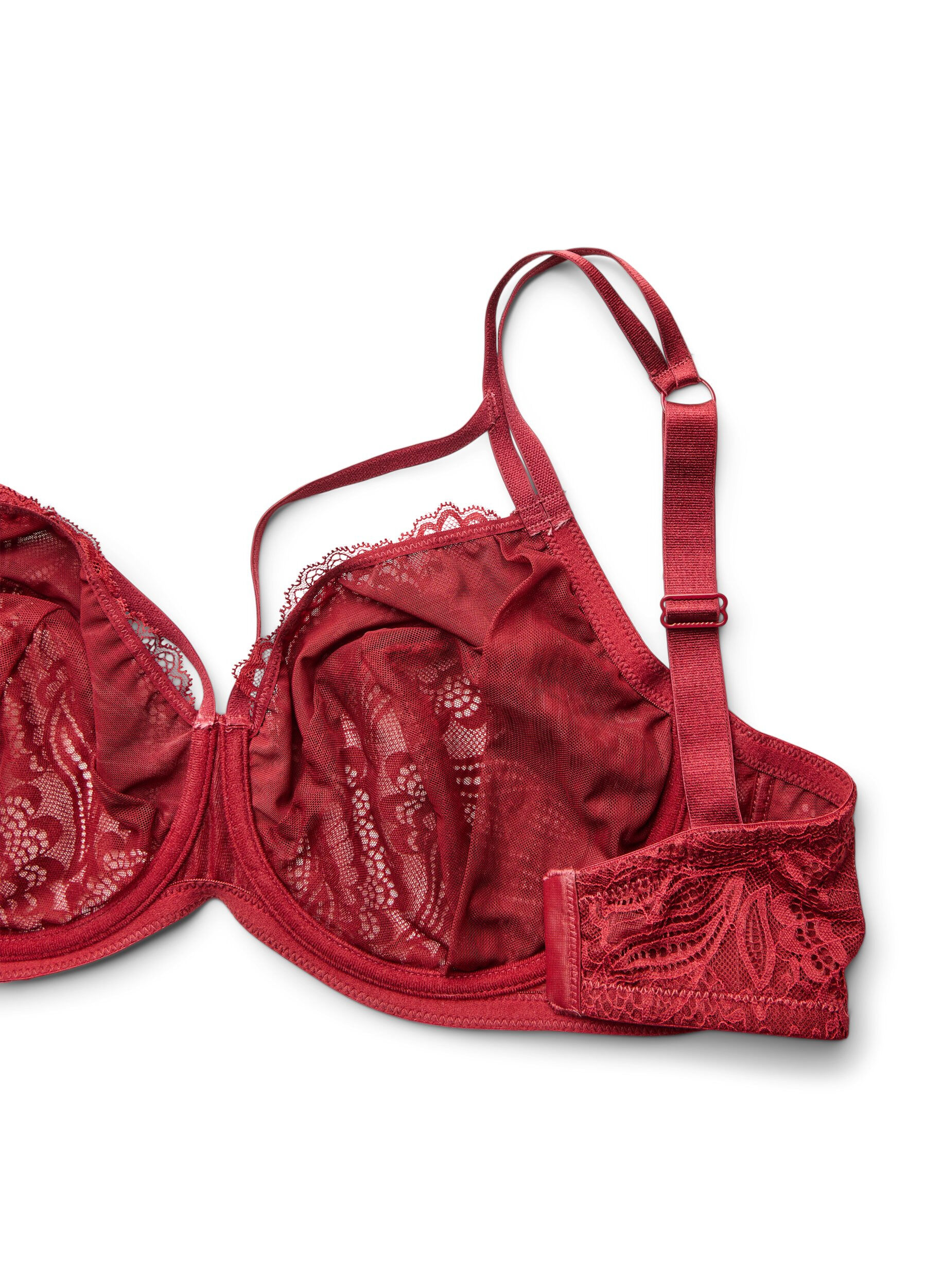 ZizziFull cover-bh med blonde og dobbelte stropper, Sort, Packshot image number 3