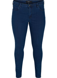 Højtaljede super slim Amy jeans, Dark blue