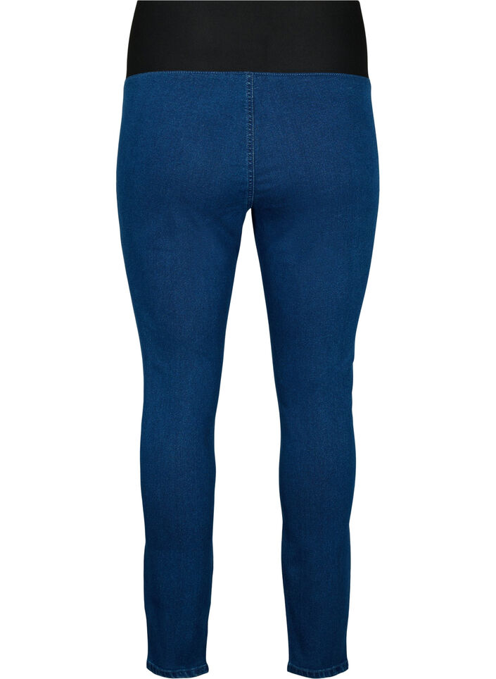FLASH - Jegging med bred elastikkant, Blå, Packshot image number 1