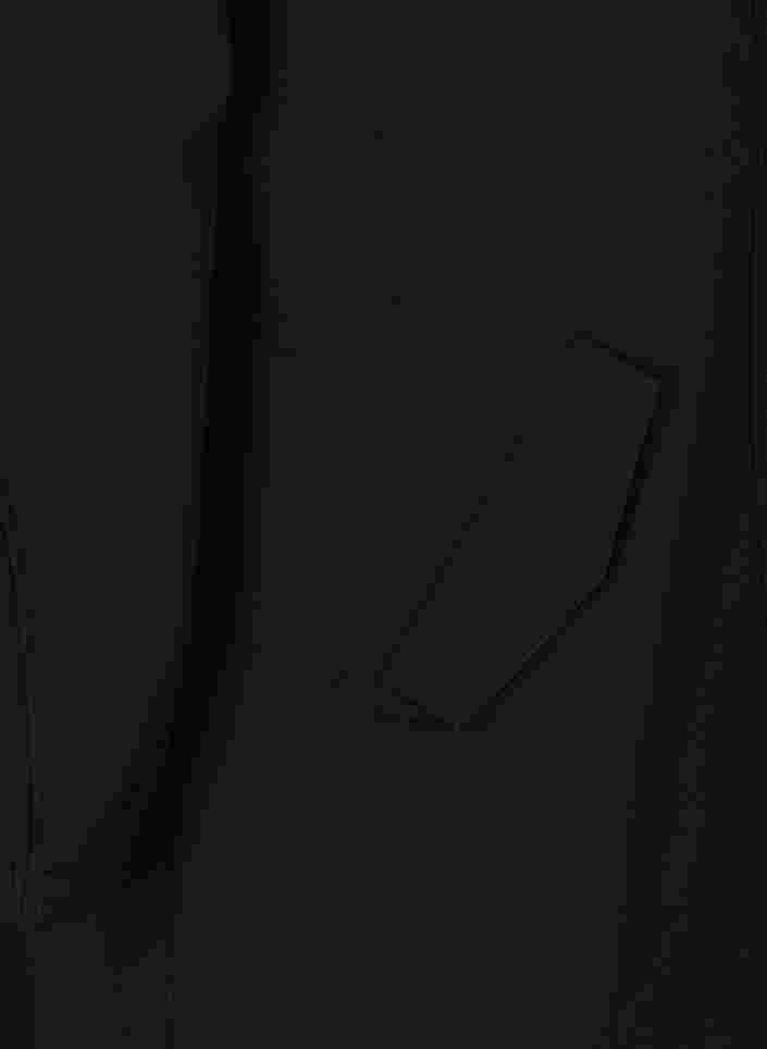 Softshell jakke med hætte, Black solid, Packshot image number 3