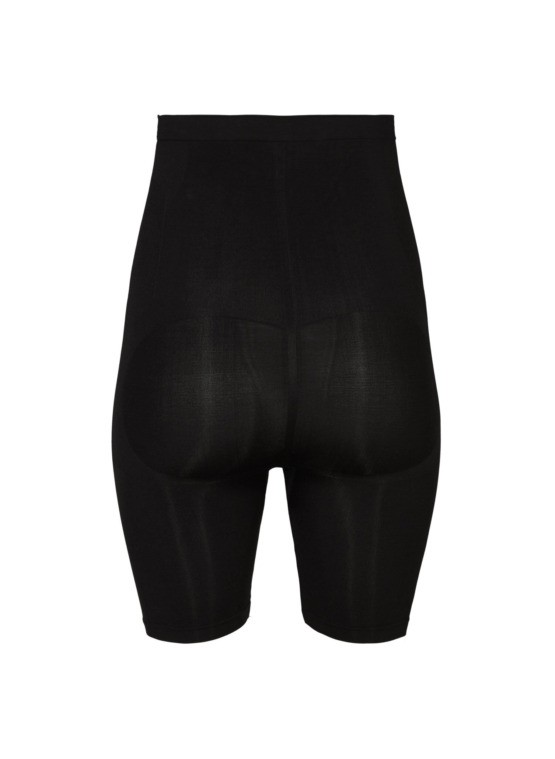 ZizziH&oslash;jtaljede shapewear shorts, Sort, Packshot image number 1