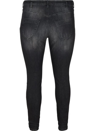 Amy jeans med slid detaljer, Grey Denim, Packshot image number 1