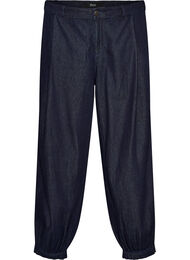 Balloon jeans med h&oslash;j talje, Bl&aring;