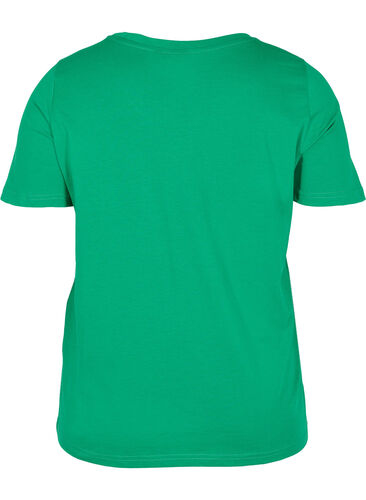 Kortærmet t-shirt med en rund halsudskæring, Jolly Green MB, Packshot image number 1