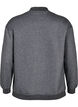 Sweatshirt med høj krave og lange ærmer, Grå, Packshot image number 1