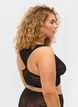 Bh i stribet mesh , Black, Model image number 1
