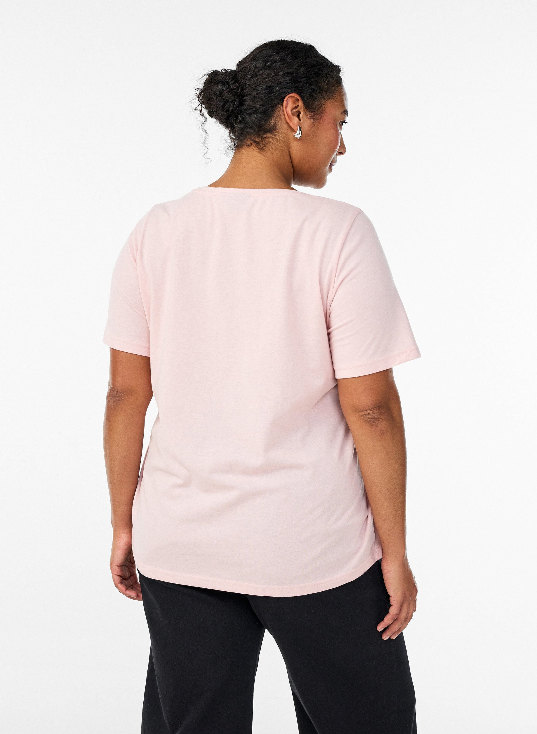ZizziT-shirt med motiv, Lyser&oslash;d, Model image number 2